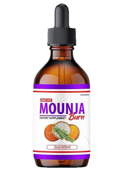 Mounja Burn Drops Review – Natural Weight Management Liquid Supplement Bottle